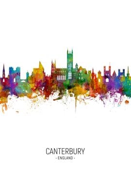 Canterbury England Skyline