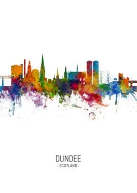 Dundee Scotland Skyline