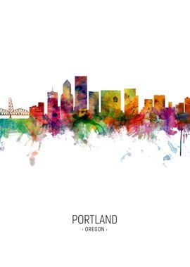 Portland Oregon Skyline