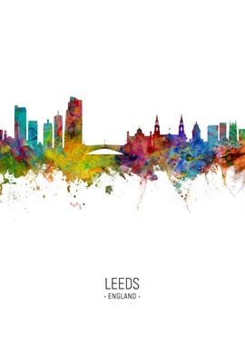 Leeds England Skyline