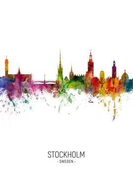 Stockholm Sweden Skyline