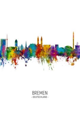 Bremen Germany Skyline