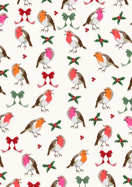 Christmas Robin Pattern