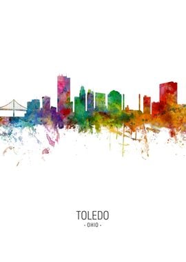 Toledo Ohio Skyline