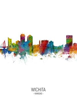 Wichita Kansas Skyline