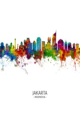 Jakarta Indonesia Skyline