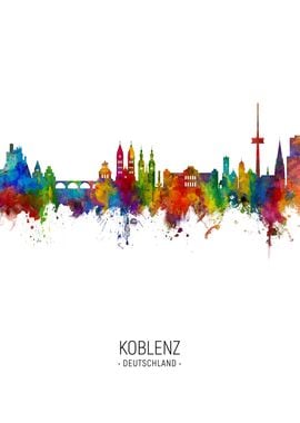 Koblenz Germany Skyline