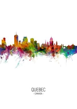 Quebec Canada Skyline