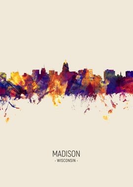 Madison Wisconsin Skyline