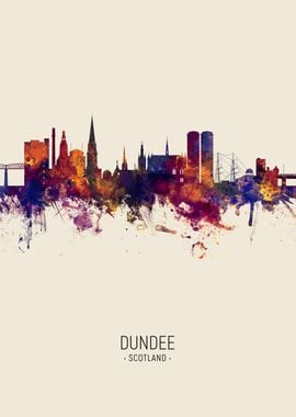 Dundee Scotland Skyline