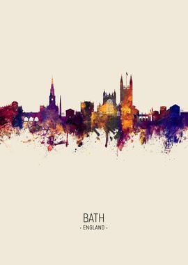 Bath England Skyline