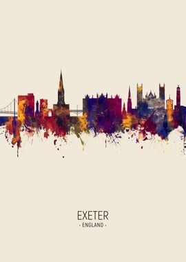 Exeter England Skyline