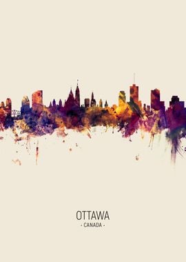 Ottawa Canada Skyline