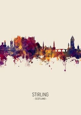 Stirling Scotland Skyline