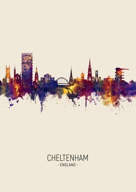 Cheltenham England Skyline