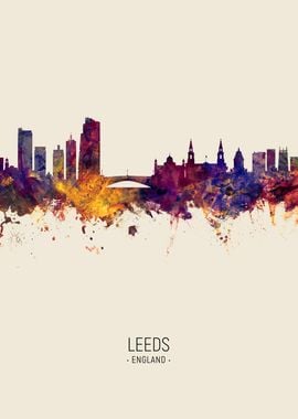 Leeds England Skyline