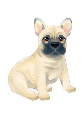 Displate French Bulldog