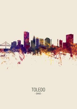 Toledo Ohio Skyline