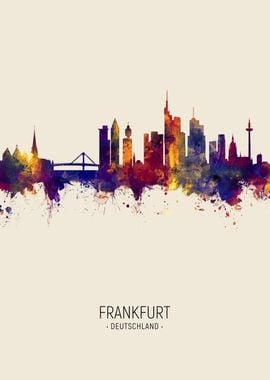 Frankfurt Germany Skyline