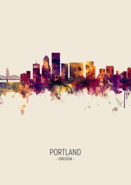 Portland Oregon Skyline