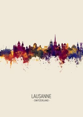 Lausanne Skyline