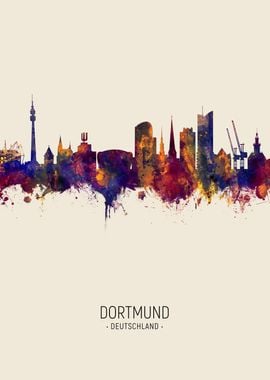 Dortmund Germany Skyline