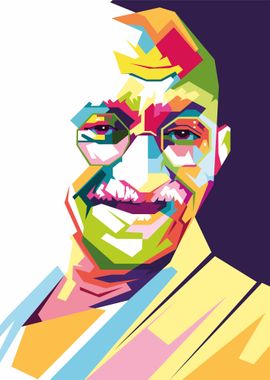 Mahatma Gandhi WPAP ART