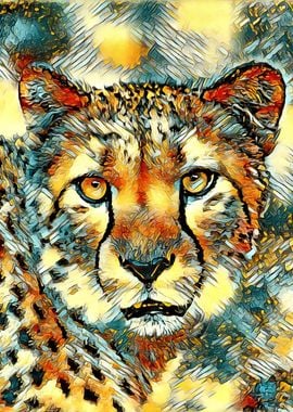 AnimalArt Cheetah 002