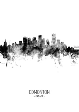 Edmonton Canada Skyline