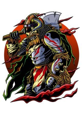 Samurai Viking Warrior