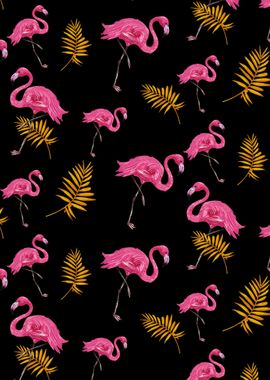 Flamingo Flamingos Pattern