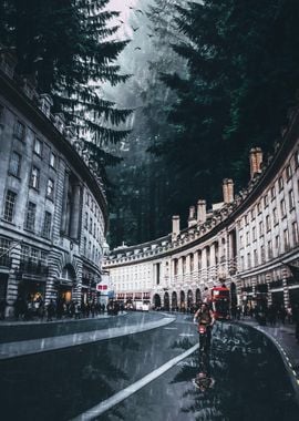 Cycling at Regent Street