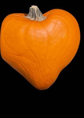 pumpkin heart and love