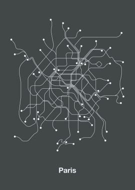 PARIS METRO MAP