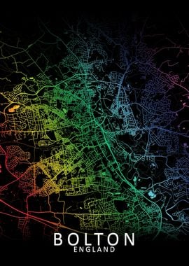 Bolton Rainbow City map