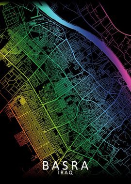  Basra Rainbow City Map