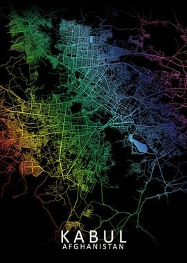 Kabul Rainbow City Map