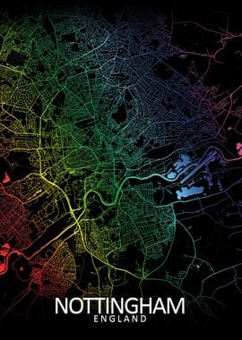 Nottingham Rainbow CityMap