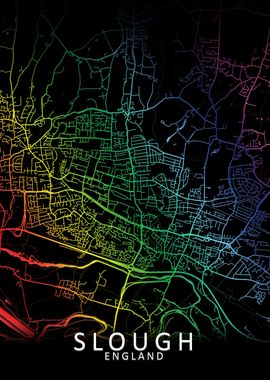 Slough Rainbow City Map