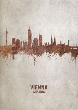 Vienna Austria Skyline