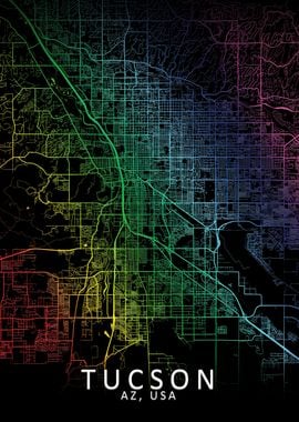 Tucson  Rainbow City Map