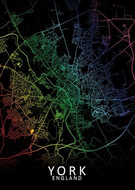 York  Rainbow City Map