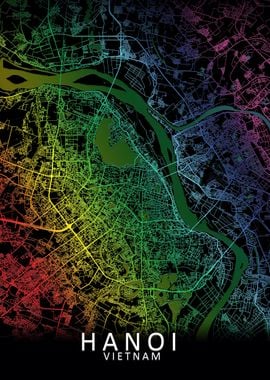 Hanoi Rainbow City Map