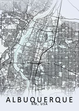 Albuquerque White City Map