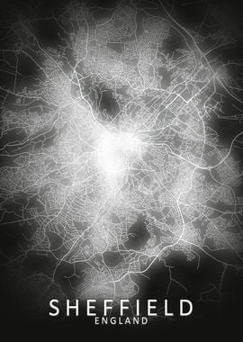 Sheffield LED Glow CityMap