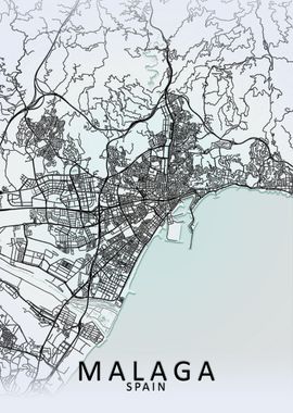 Malaga White City Map