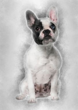 French Bulldog sitting