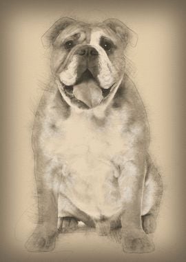 English bulldog 9 months o