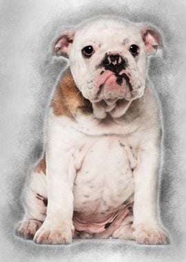 English Bulldog puppy 4 mo