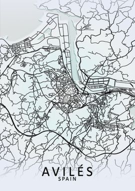 Aviles White City Map